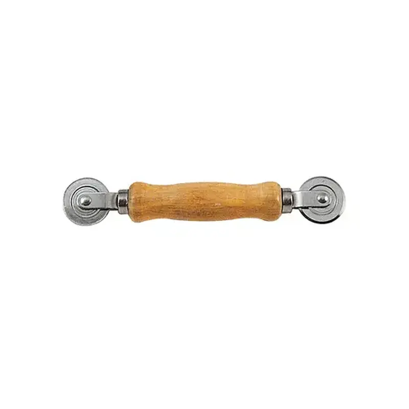 FHC P7508 Screen Rolling Tool With Wood Handle And Steel Ball Bearing Wheels