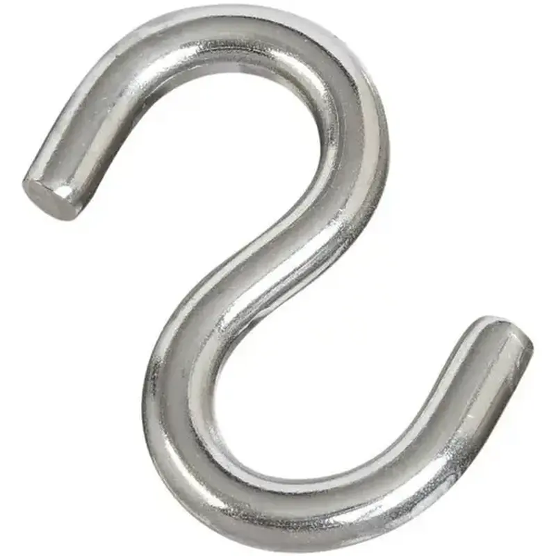 National Hardware N233551-XCP20 2078BC 2-1/2" Open S Hook Stainless Steel Finish - pack of 20