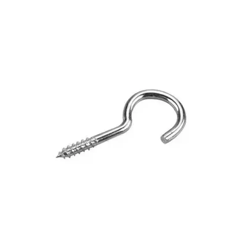Onward 267XR Screw Hook with Lag Thread, 2-3/4 in L, Steel, Zinc