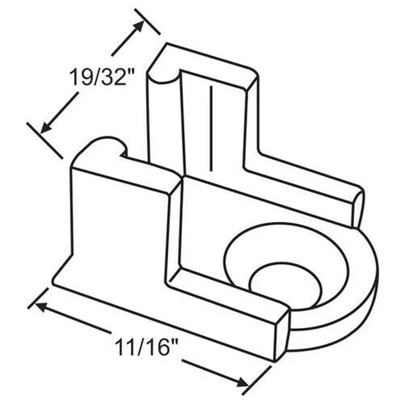 Brixwell 72-602 F-09 Sash Clip
