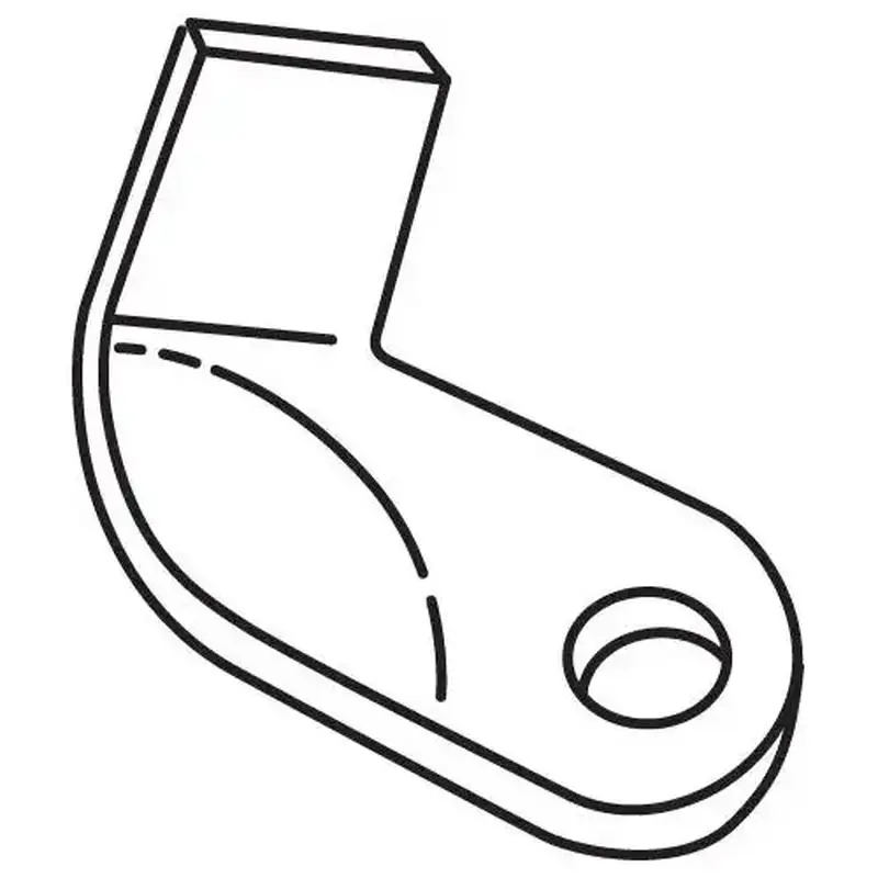 Brixwell 90-847wh-XCP25 SWIVEL SCREEN CLIP - WHITE WSC-023-W - 2 per pack x25 packs