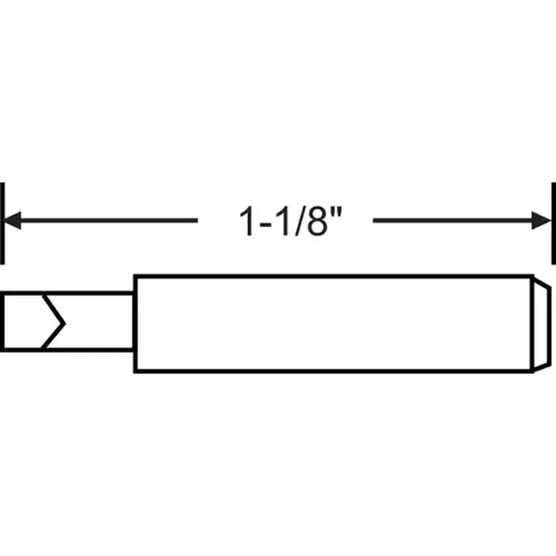 Brixwell 900-21747-XCP25 7/32 X 1-1/8in Fixed Pin aluminum - pack of 25