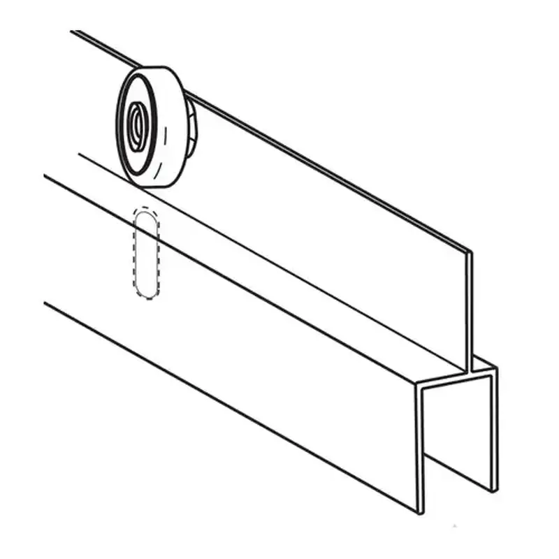 Brixwell 90M-639bz 48in Top Hung Adapter Bronze for 997-999 995M-999998M-999 5/8in Panel Width