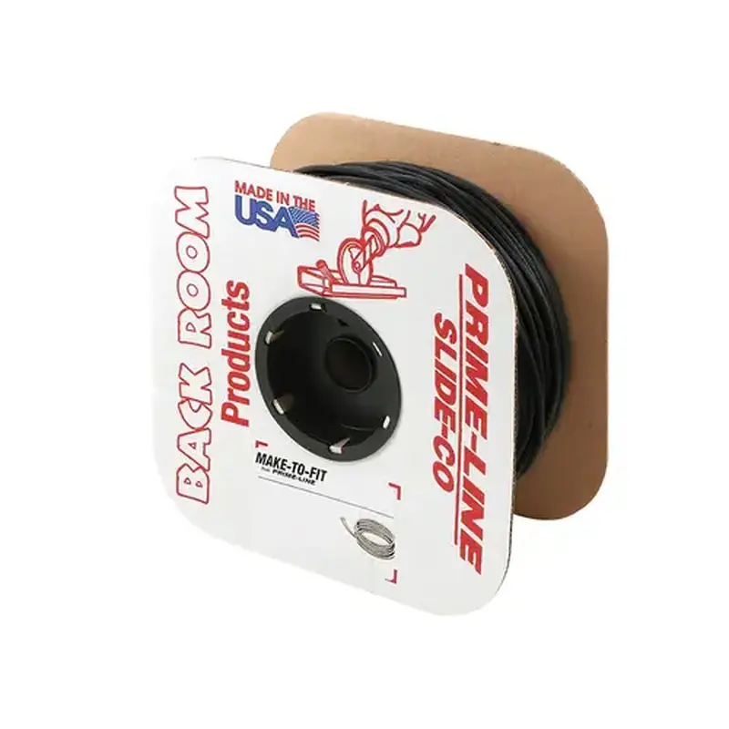 FHC P7614 Screen Retainer Vinyl Spline - 0.150" Round - Black - 500 Ft. Per Roll