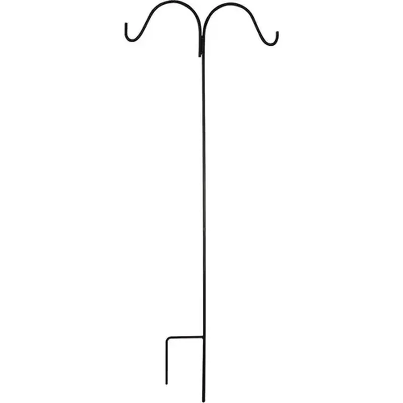 Landscapers Select GB-3092-1 Shepherd Hook, 24 in L, 64 in H, Steel, Matte Hammertone Bronze