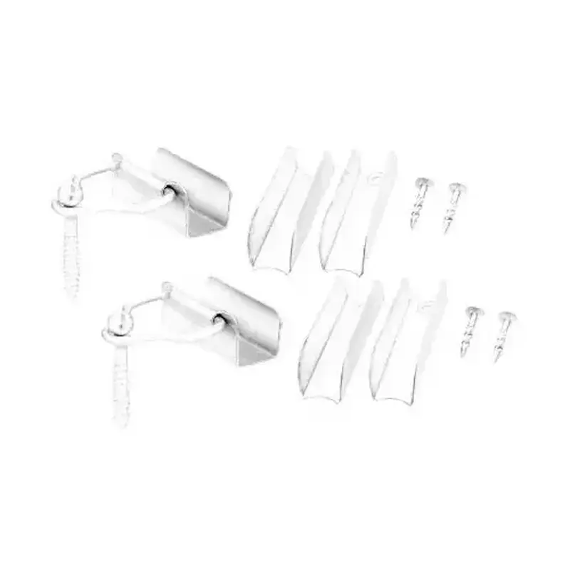 Prime-Line L5814 White Window Screen Hardware Kit - Carded