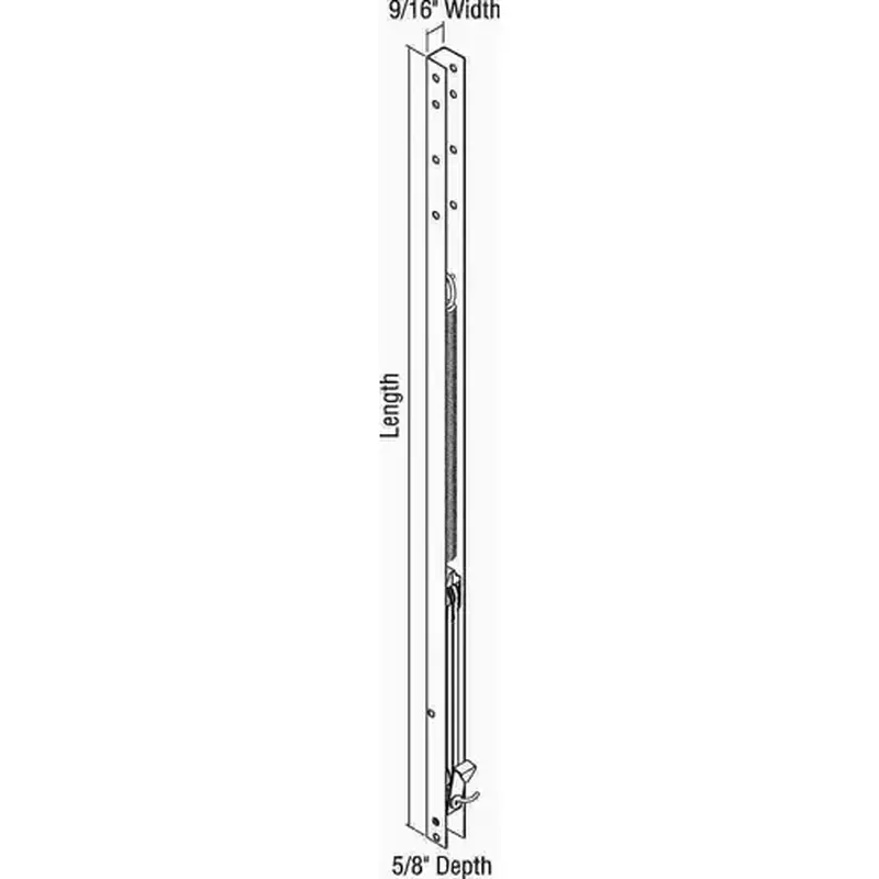 Amesbury/Balance Systems 2920 WINDOW BALANCE 6000 SERIES Silver