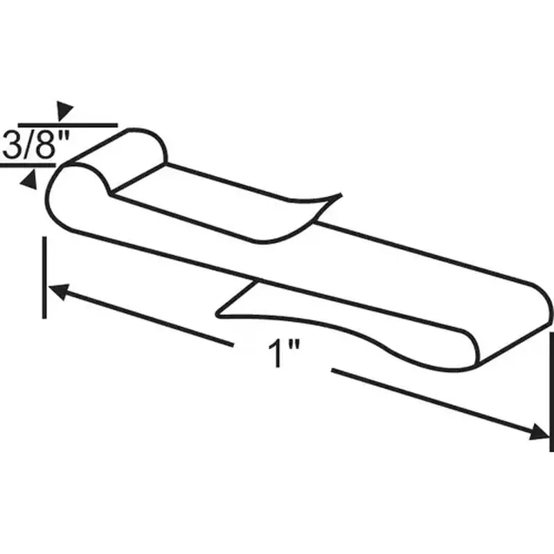 Brixwell 62-517hd Balance Clip 1in Length heavy Duty "s" Clip