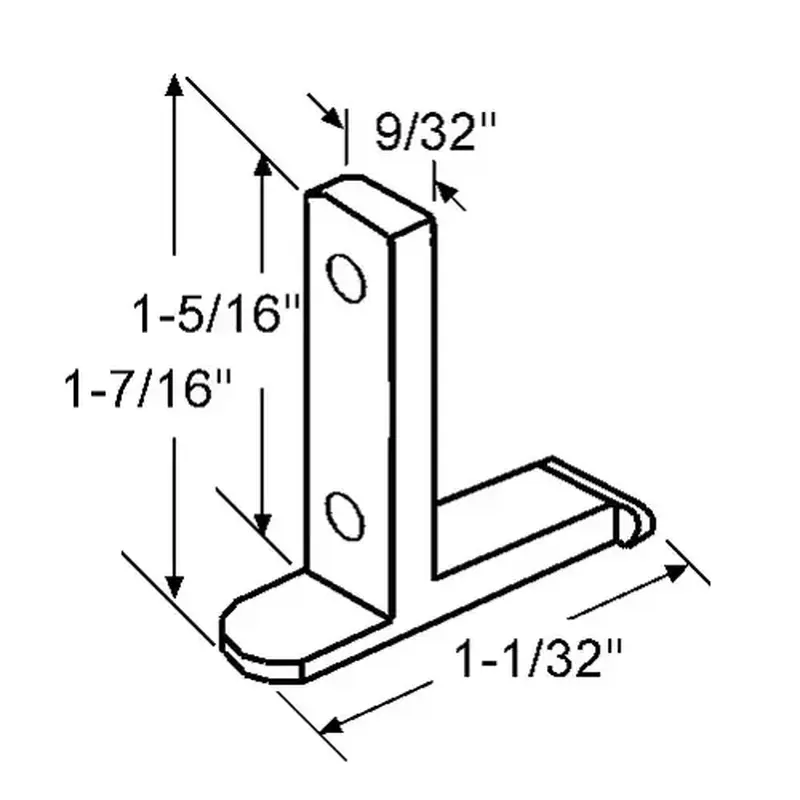 Brixwell 900-21862a Pivot Bar Set left And Right Hand