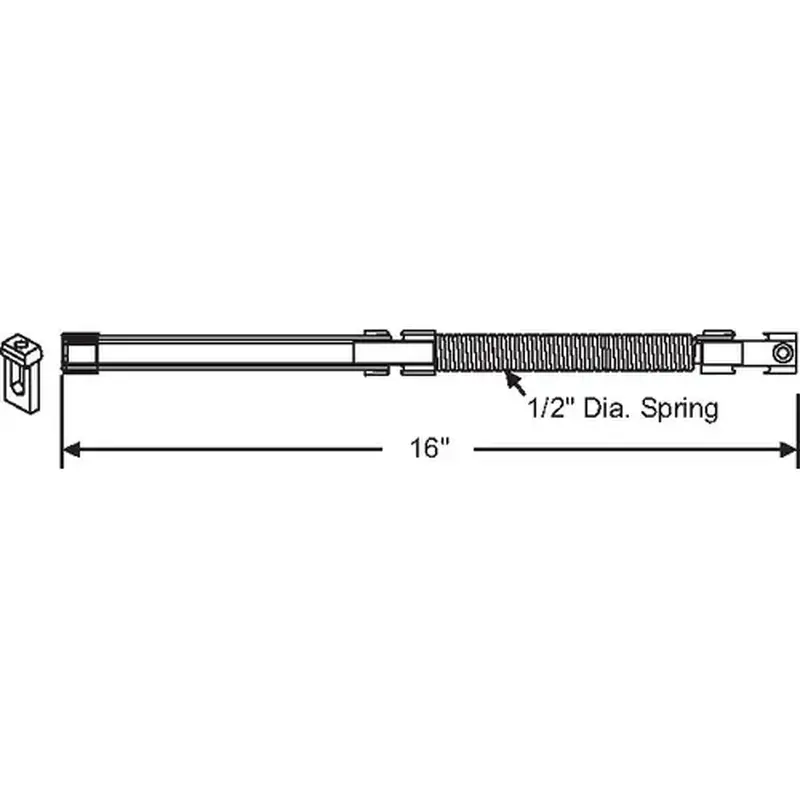 Brixwell 901-1600-5 16in Arrow Balance 900-18354 White Shoe Attd