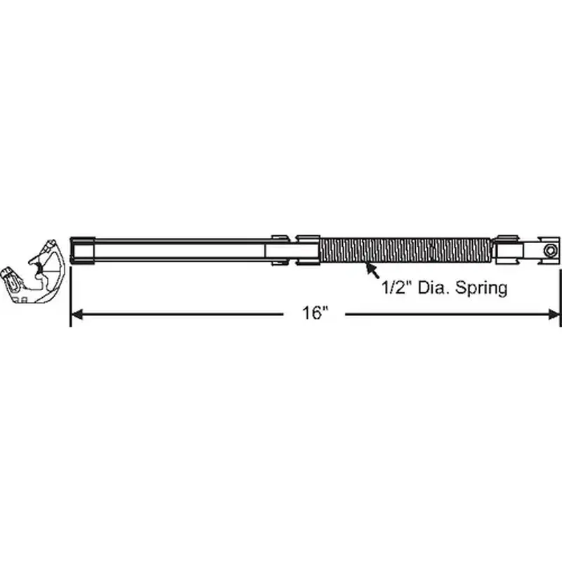Brixwell 901-1600-11 16in Arrow Balance with 62-539 White Shoe Attd