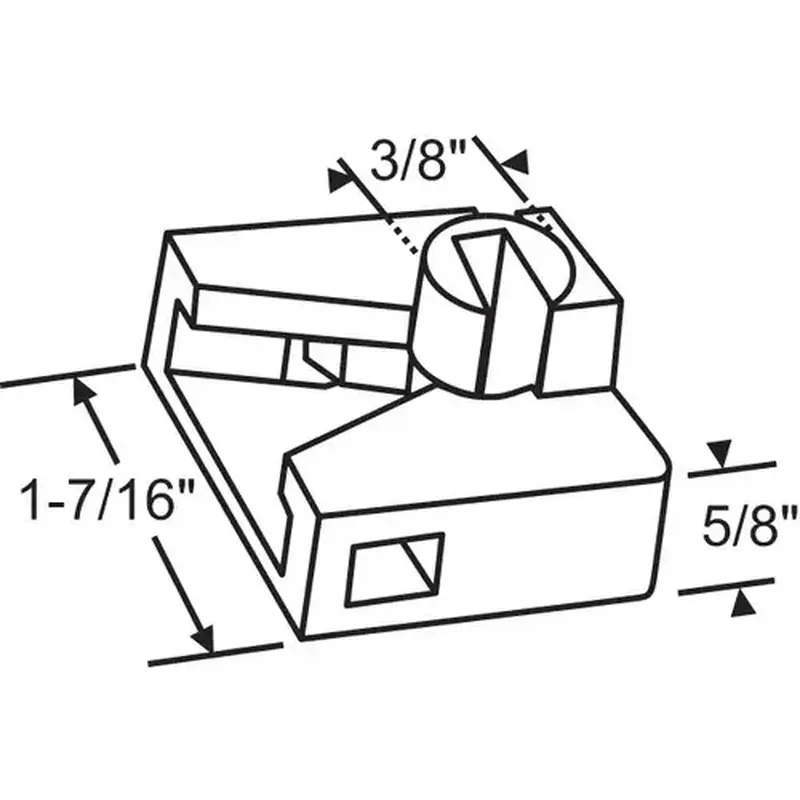 Brixwell 62-534 Terminal Housing Assembly right Hand 5/8in Cam includes Cam And Shoe