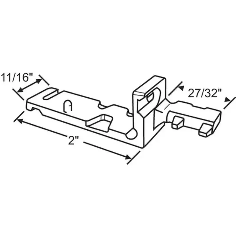 Brixwell 96-C12 Interlocking Pivot Bar right Handed