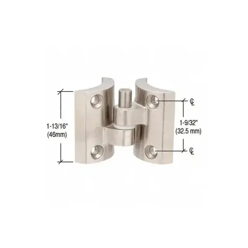 CRL TH12BS 316 Brushed Stainless Tubing Hinge