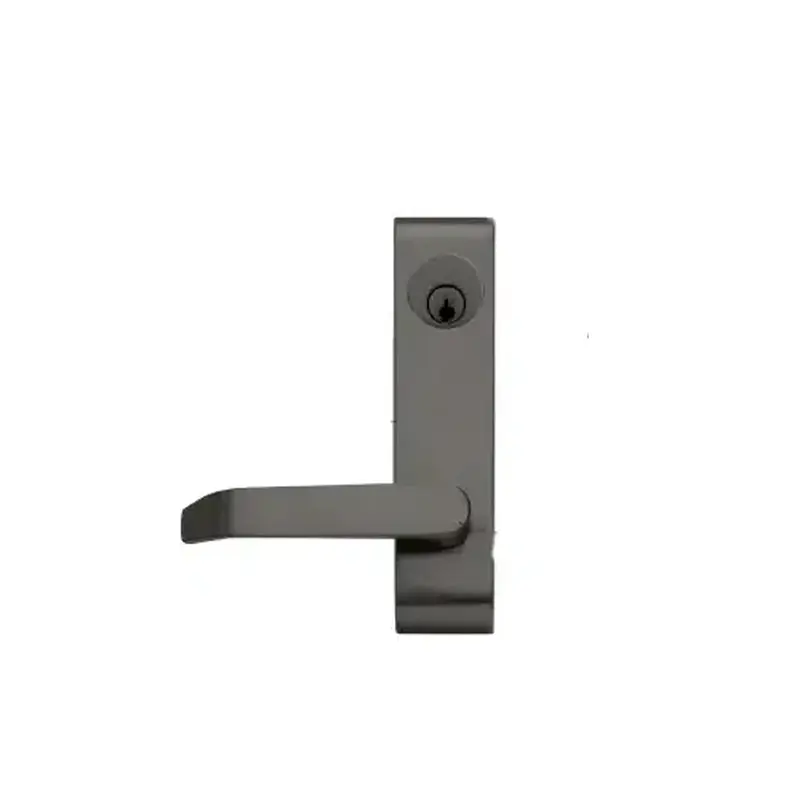 Jackson 9500LVNL02313 Locking Flat Lever Outside Trim With Night Latch Function Dark Bronze Finish