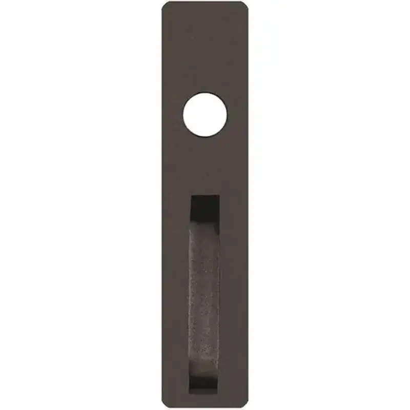 DETEX 03A 693 V Series Sprayed Black Grade 1 Exit Trim, Night Latch Function, S Pull, Less Cylinder