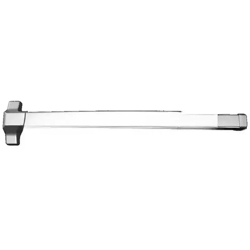 Lockey PB1100-SS Panic Bar Rim Exit Device for 33" to 36" Door Stainless Steel Finish