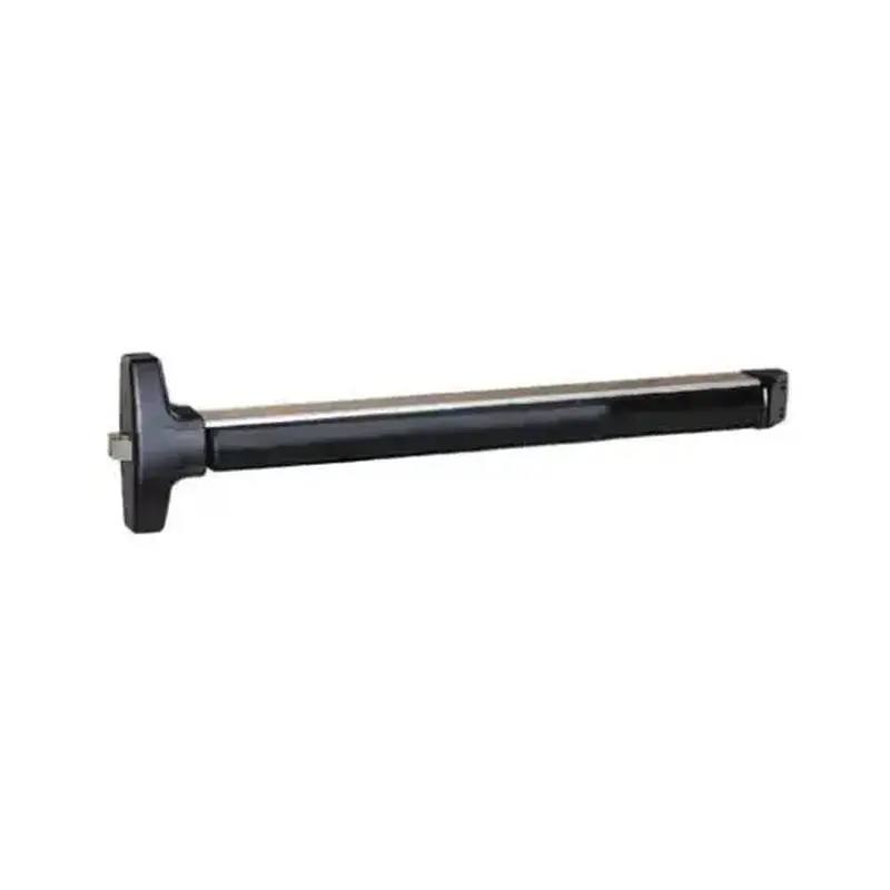 Lockey V40x711x48 42" L V40 Series Panic Bar By Detex Non Alarm Bar Black