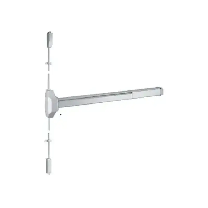 International Door Closers 5530F-US28-48 Fire Rated Surface Rod Panic Exit Device 48" Satin Aluminum
