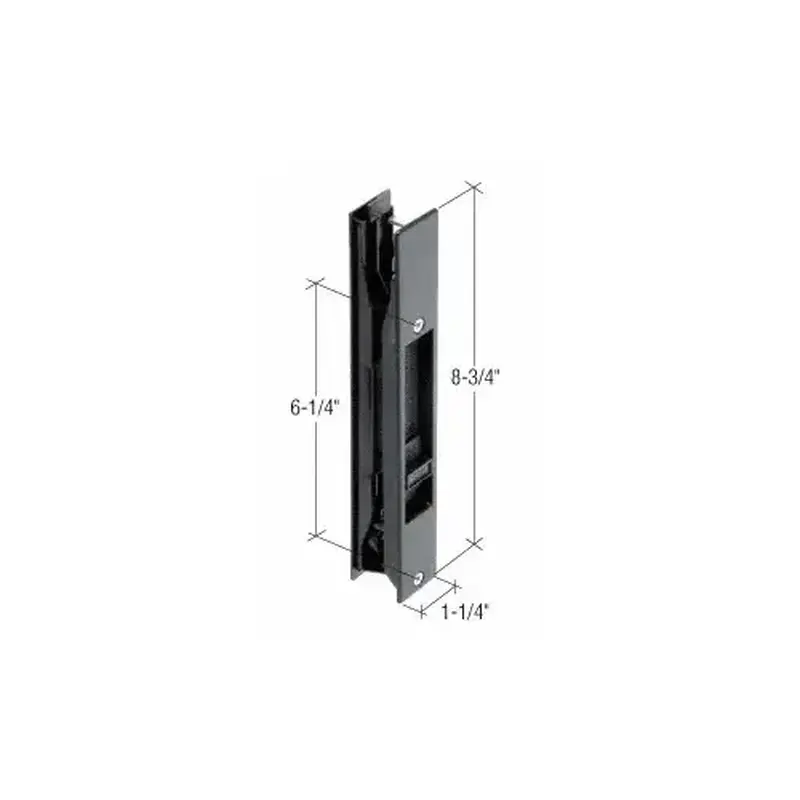 Adams Rite AR44300 Black Plastic Handle with 6-1/4" Screw Holes