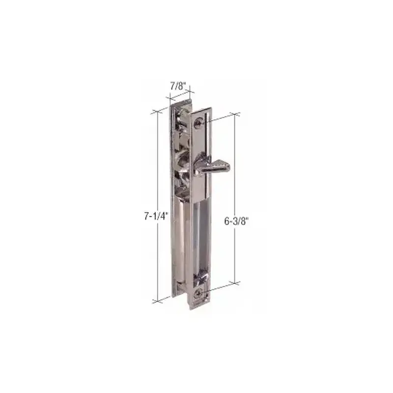 CRL C1086 Chrome Handle Set with 6-3/8" Screw Holes for Miller (Mil-Dor)