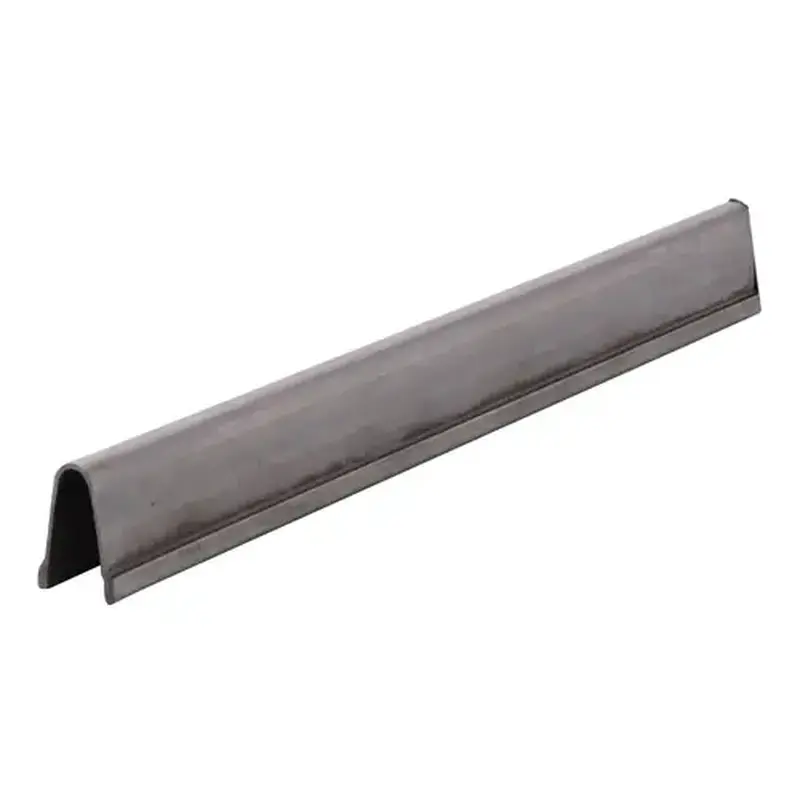 Brixwell 16-115bs Patio Door Track Cover stainless Steel Large - 95" Stock Length