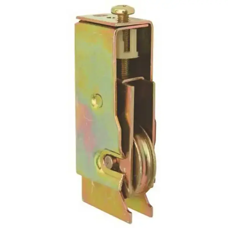 Brixwell 9-238 Patio Door Steel Roller Assembly Brass