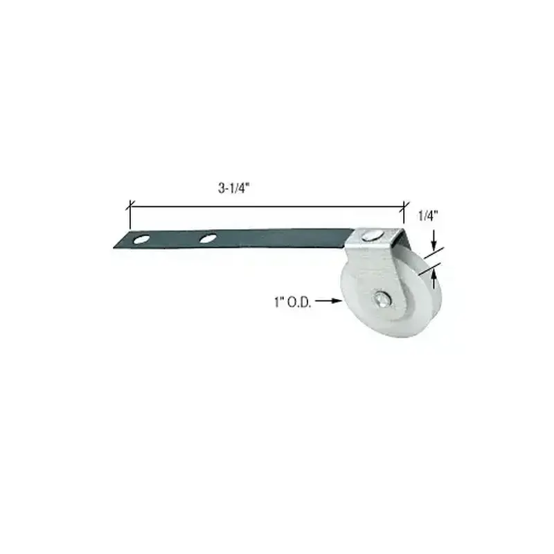 CRL B523 1" Nylon Sliding Screen Door Spring Tension Roller - pack of 2