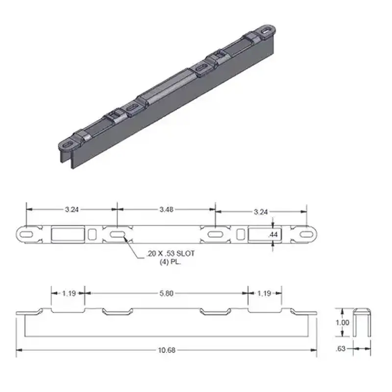 Brixwell 12-429ss Sliding Door Keeper Stainless Steel