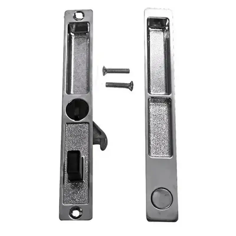 Brixwell 13-100 Sliding Patio Glass Door Lock Assembly Chrome