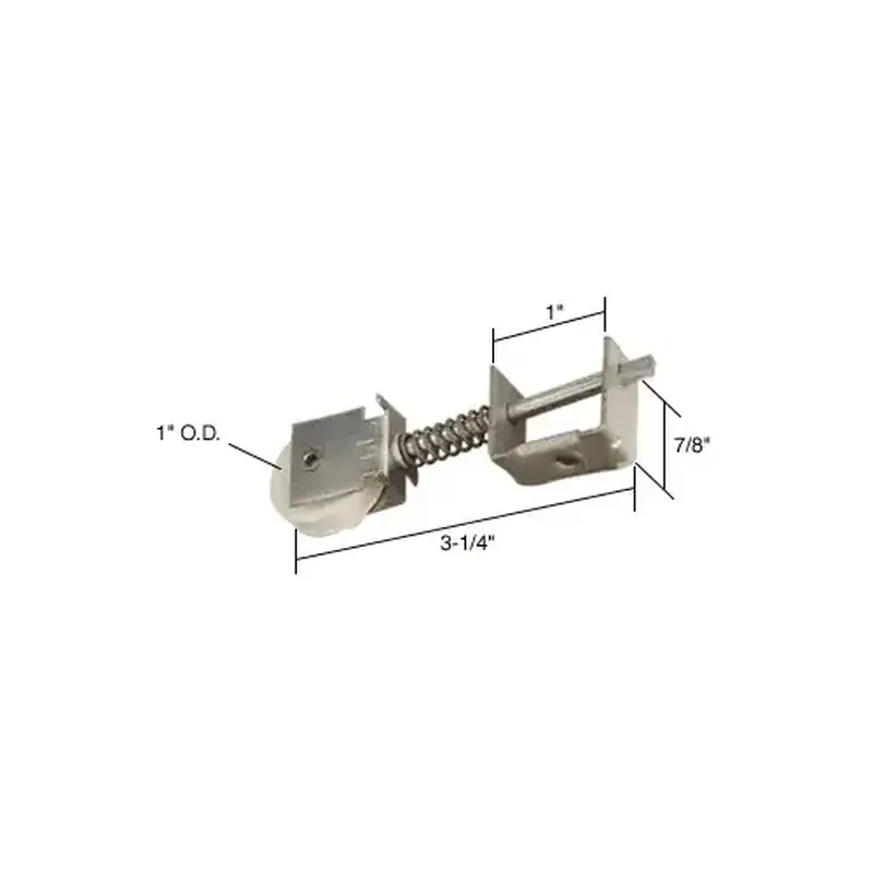 CRL B588 Sliding Screen Door Bottom Roller 1" Nylon Wheel for Crossly Doors