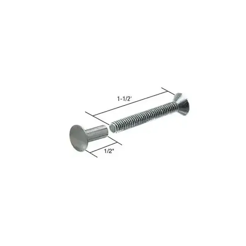 CRL E2155 Aluminum 1-1/2" Binder Post and Fastener - pack of 4