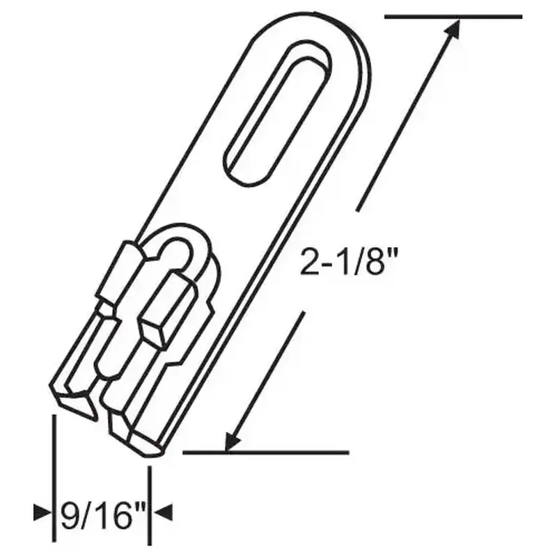 Brixwell 15-54 Patio Screen Door Guide top Screen Guide pdg 13