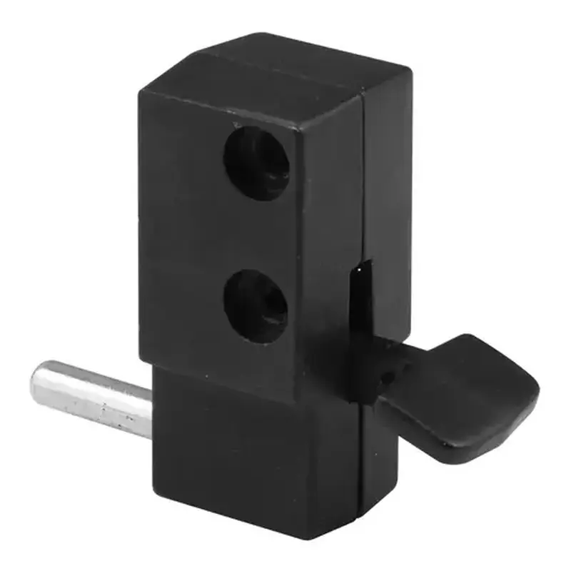 FHC S4041 Sliding Door Step-On Lock - Black