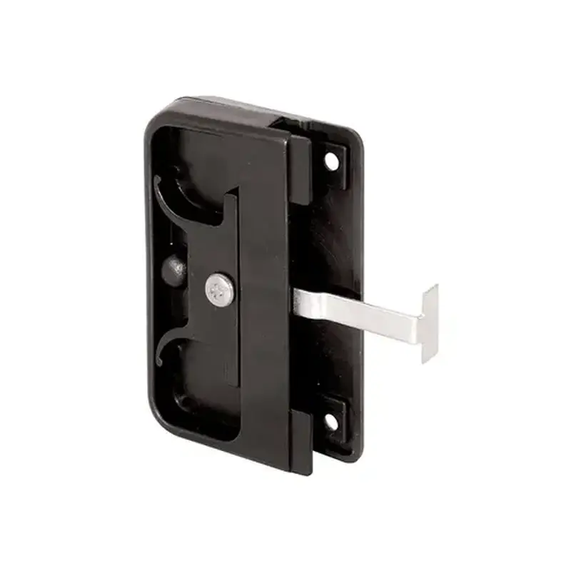 FHC A142 Black Plastic Mortise Style Screen Door Latch And Pull (Single Pack)