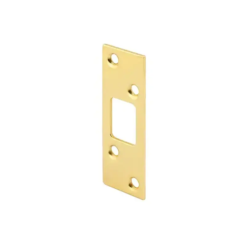 FHC E2235 Brass Plated - High Security Deadbolt Door Lock Strike (Single Pack)