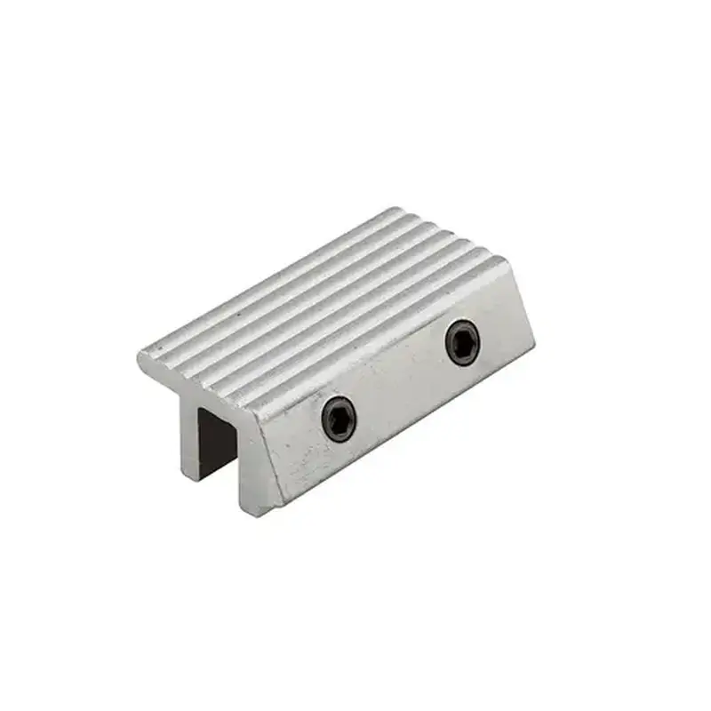 FHC S4034B Tamper-Resistant Patio Door Lock In Extruded Aluminum With Hex Screw
