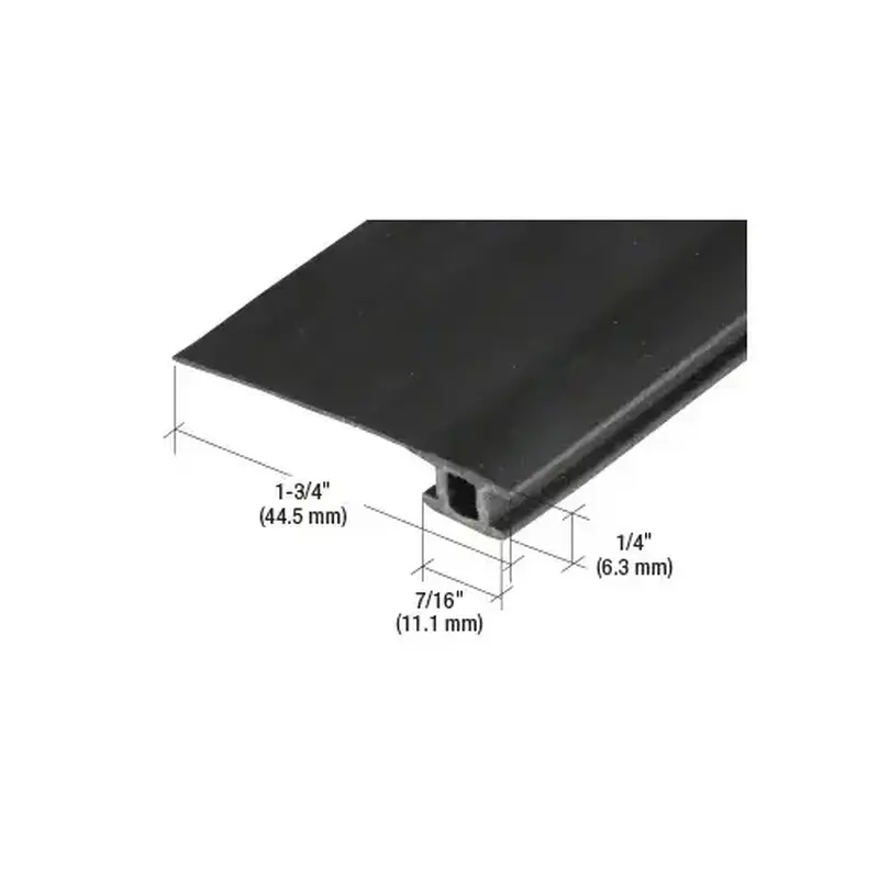 Prime-Line B791 Black 84" Vinyl 1-3/4" Adjustable Width Bug Strip