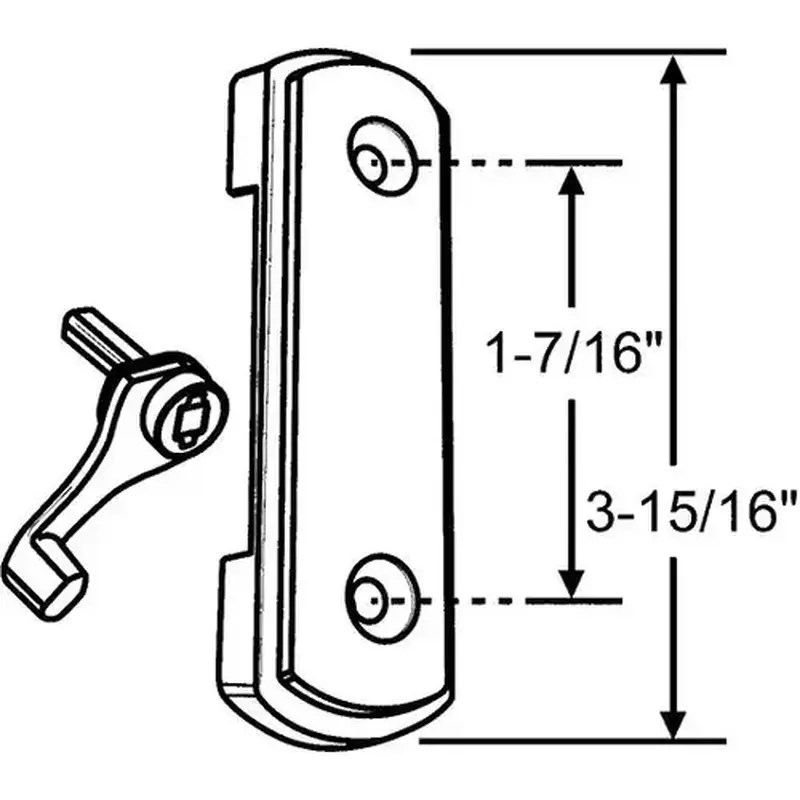 Brixwell 16-798bl Secondary Thumb Turn Black
