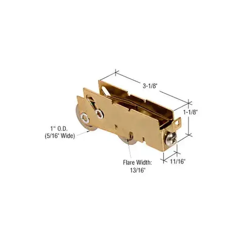Prime-Line D1846 1" Steel Ball Bearing Tandem Roller - Guaranteed Products