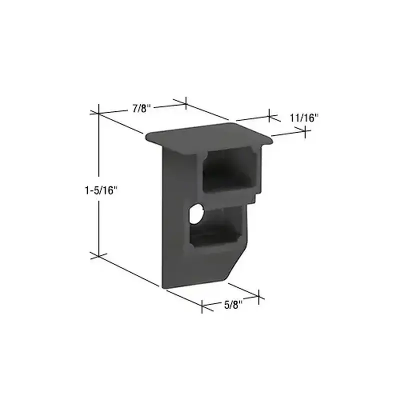 CRL H4314 Black 1-5/16" Nylon Sash Cam - pack of 2