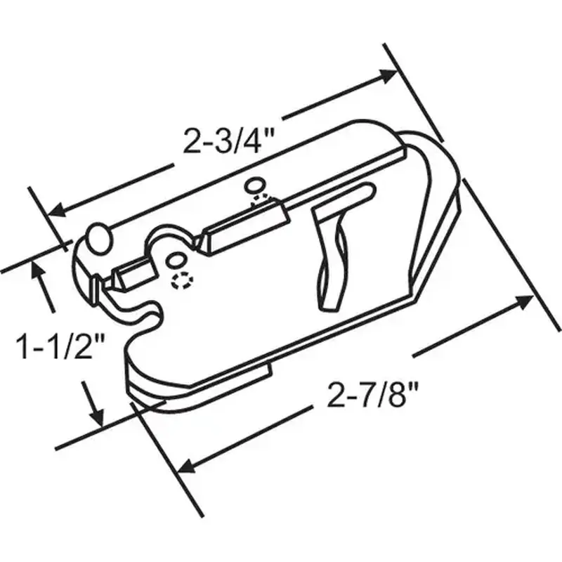 Brixwell 33-142 Vent Lock Pair awv 20