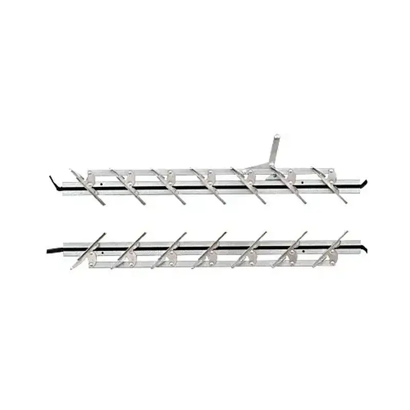 CRL JSH24 24" Jalousie Strip Hardware - 7 Blades Pair Aluminum