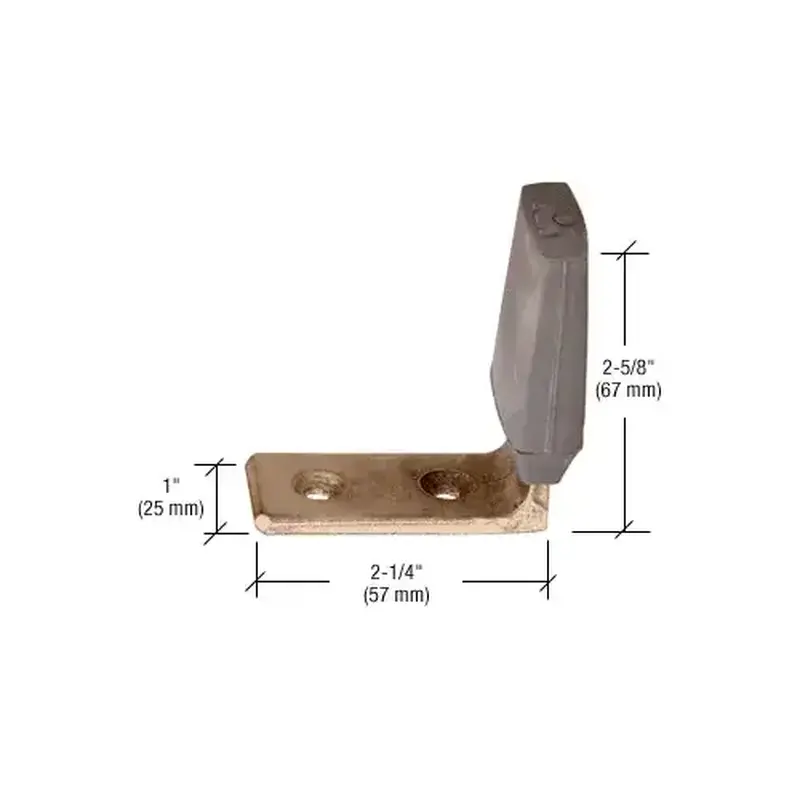 CRL J4593 Light Bronze Floor Mounted Heavy-Duty Angle Stop