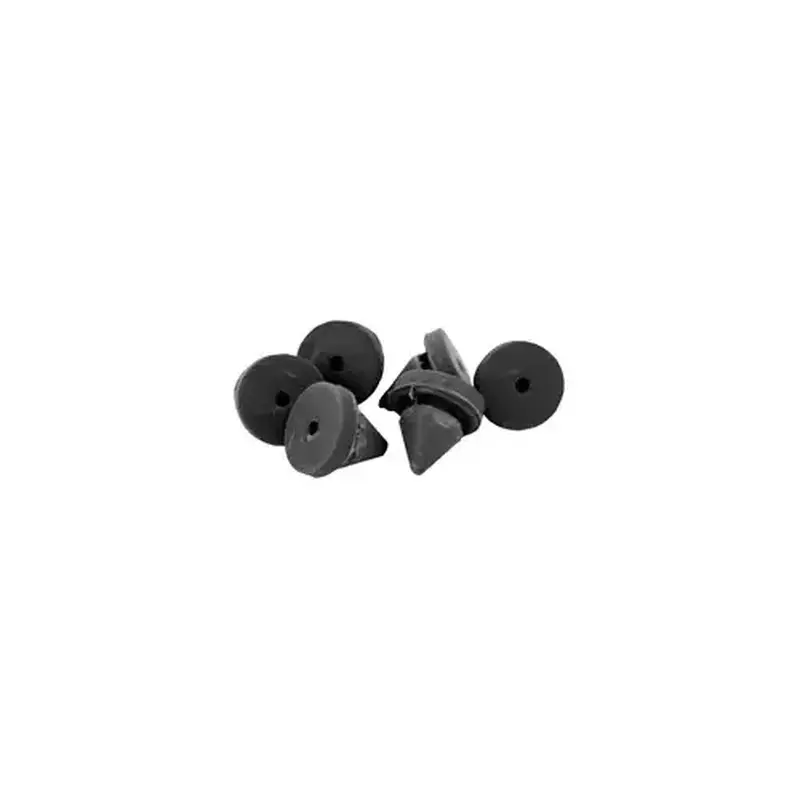 Don Jo 1608 Door Silencers for Metal Frames Grey Finish Gray