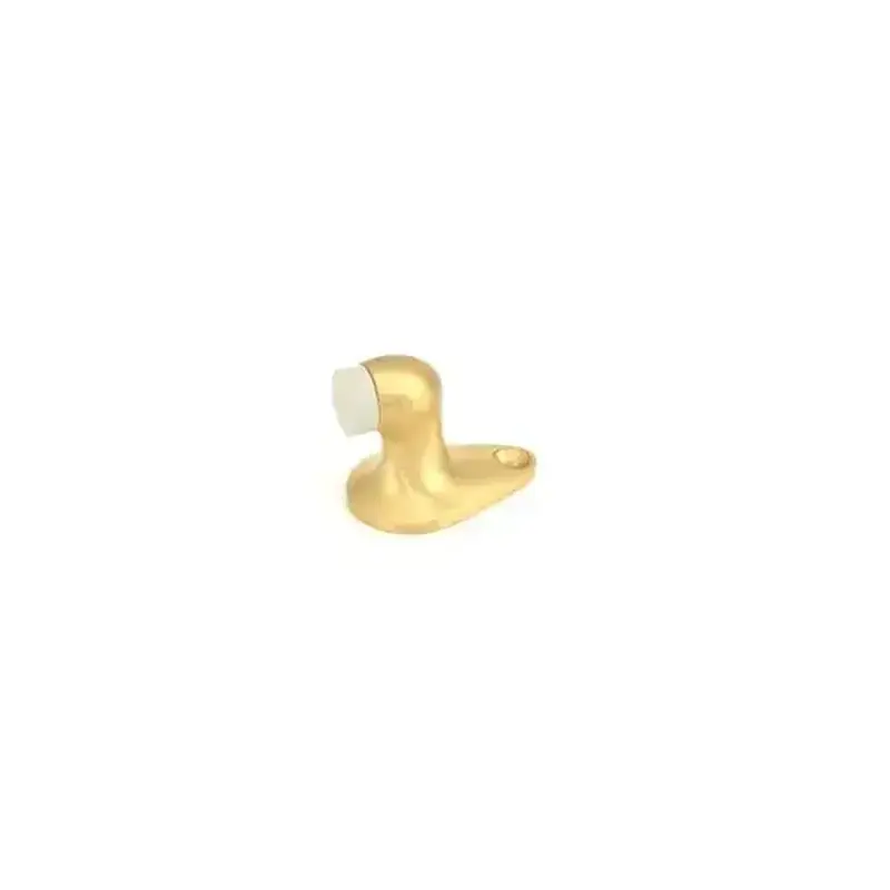 Ives Residential FS441 US4 Solid Brass Gooseneck Floor Door Stop Satin Brass Finish