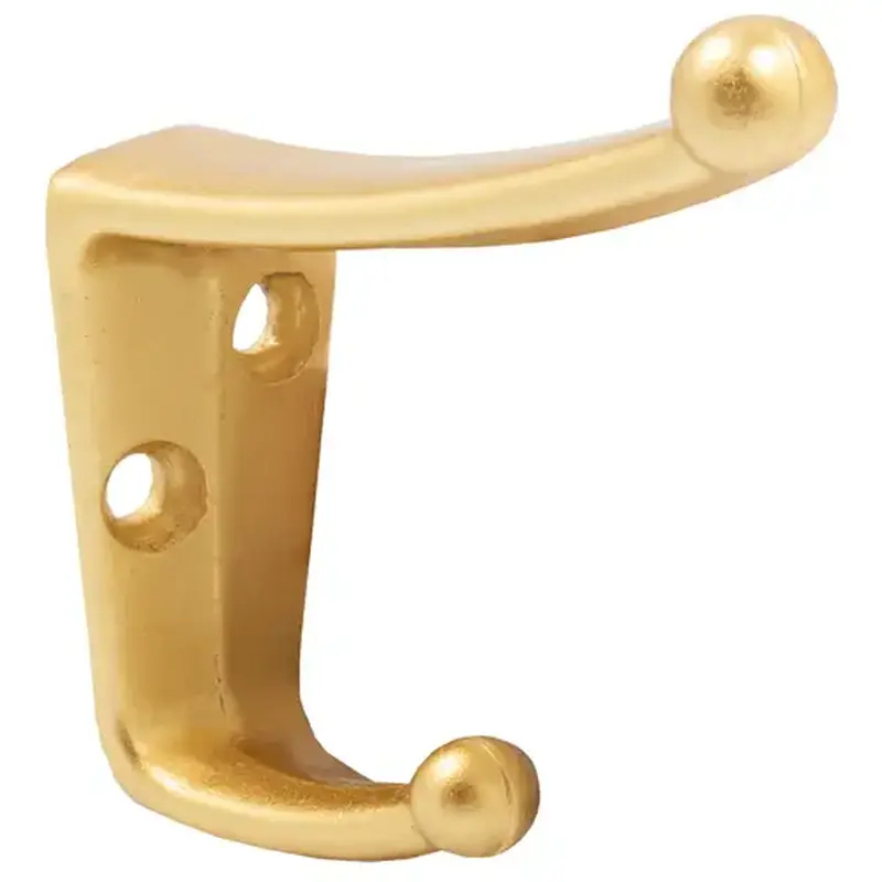 Ives Residential 405A4 Aluminum Coat and Hat Hook Satin Brass Finish