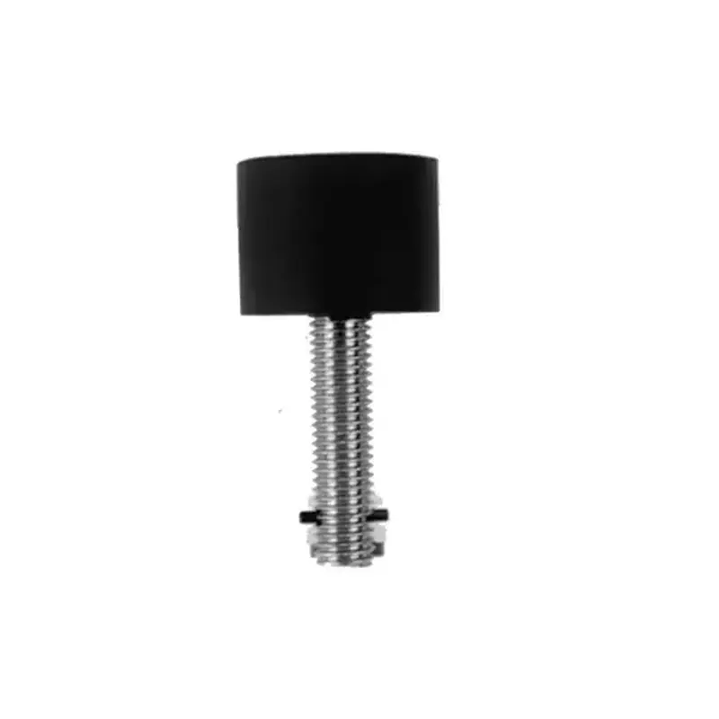 Don Jo 1462 5-1/2" Center to Center Round Door Pull Black Finish