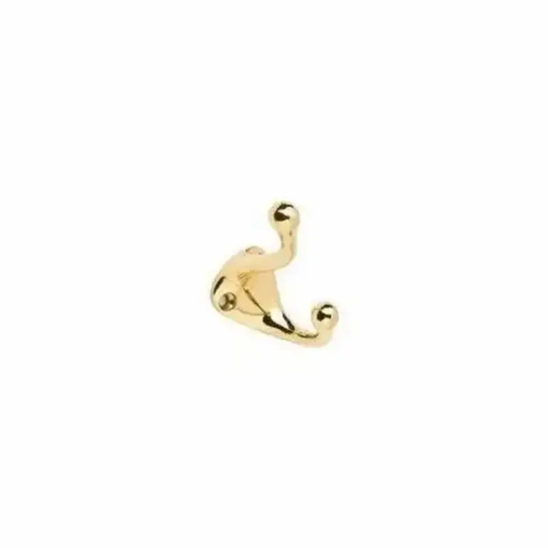 Ives Residential 572A3 Aluminum Coat and Hat Hook Bright Brass Finish