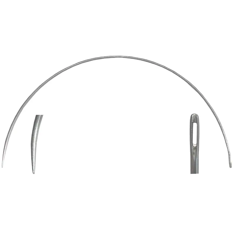 10" - 13Ga Curved Round Point Heavy Needles 12/pk